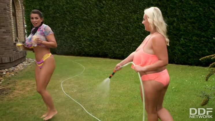 Sexy Lesbians And Their Favorite Hose
