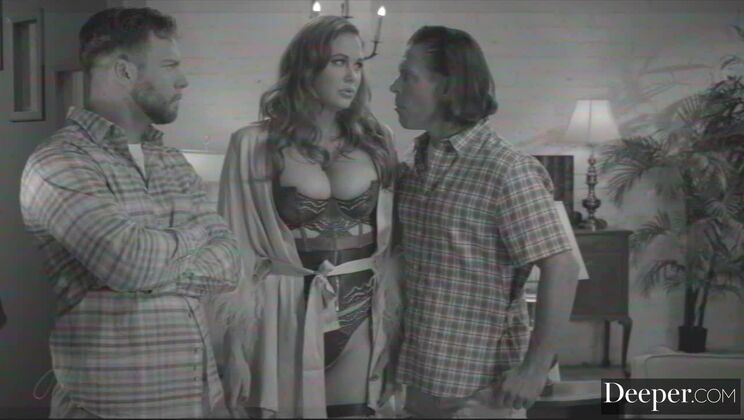 [Deeper] - Blonde and Brunette Taboo Face Sitting EP - Violet Myers - Seth Gamble - Maitland Ward - Anton Harden