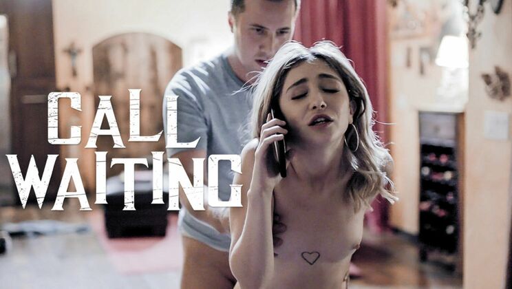 Waiting for the Right Call: Blonde Creampie