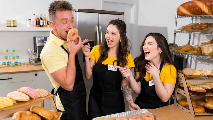 [Brazzers] - Thong Threeway: Big Tits and Bubble Butt - Van Wylde - Lily Lou - Maddy May