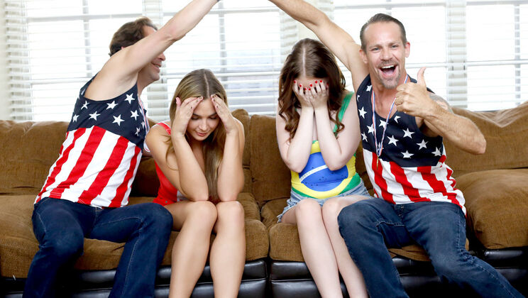 [DaughterSwap] - The Eric John Foursome Frenzy - Blair Williams - Filthy Rich - Maya Kendrick - Eric John