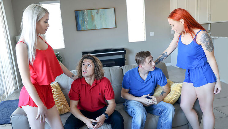 [MomSwap] - Shaved, Tattoed, and Ready to Play - Jay Romero - Katie Monroe - Cole Church - Nova Sky