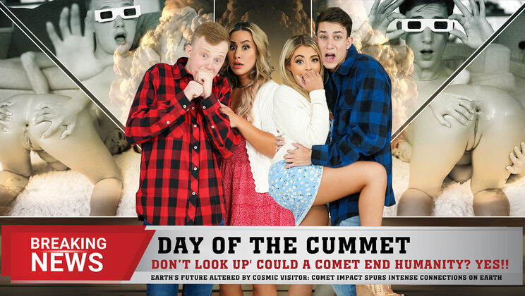 [MomSwap] - Blonde Thong Squirting Orgy Swap