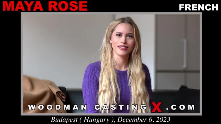 [WoodmanCasting] - Beautiful Ass Maya Rose's Scenes - Maya Rose