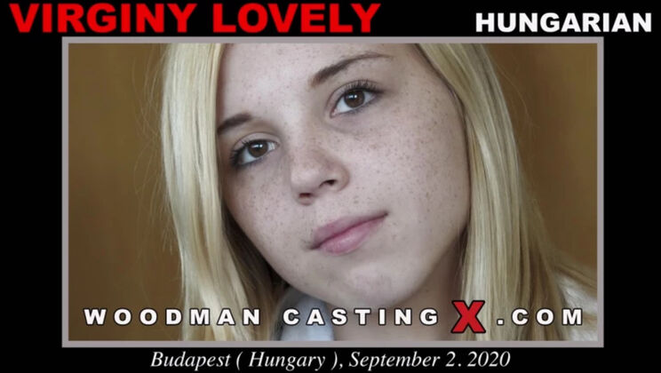 [WoodmanCasting] - Young Blonde Virginy's Blowjob Debut - Virginy Lovely