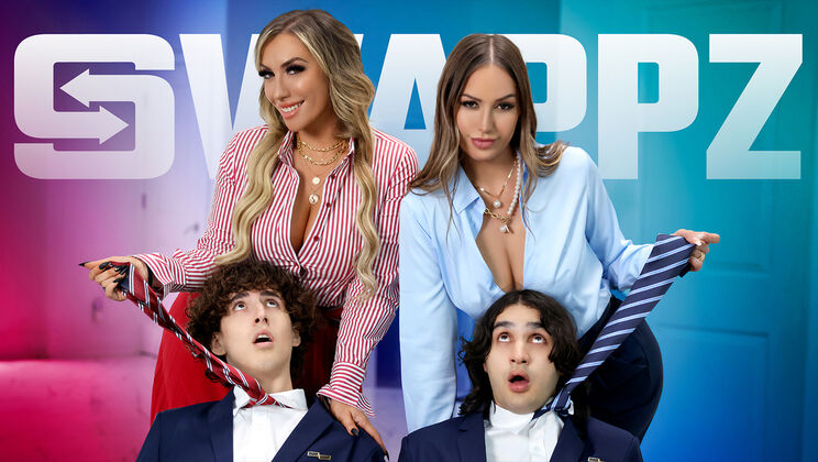 [MomSwap] - Foursome Frenzy: Desiree Dulce, Mia James, and Their Young Lovers! - Desiree Dulce - Elias Cash - Mia James - Dylan Ledger