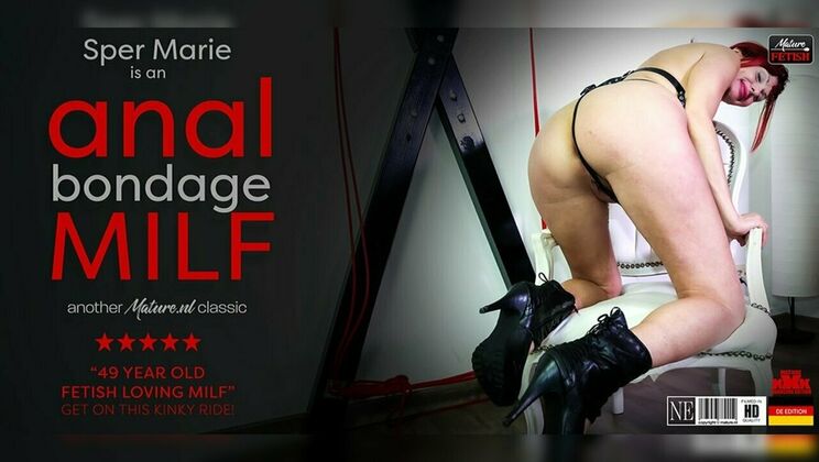Anal Loving Sper Marie, a Redhead German MILF into Bondage