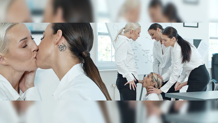 [FutanariXXX] - Student Gangbang Orgy - Amirah Adara - Veronica Leal - Lovita Fate - Matty Mila