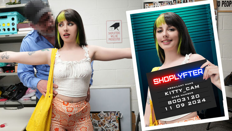 [Shoplyfter] - Thong-Clad Kitty Cam's Old and Young Dilemma - Mike Mancini - Kitty Cam
