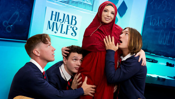 [HijabMylfs] - Please Three Cocks with a MILF - Rion King - Kiki Daire - Josh Rivers - Axel Haze