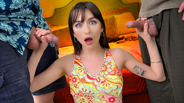 Skinny Brunette Lana Smalls in Taboo Threesome with Dick and Jack