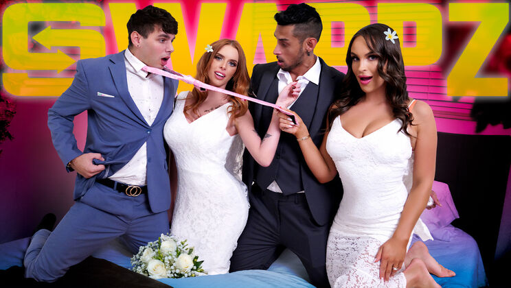 [MomSwap] - Taboo Wedding Day Affair: Bride Fucks Stepmom - Brunette & Redhead Action - Teal Conrad - Kai Jaxon - Mike Skywalker - Jessica Aaren