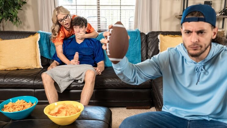 [CrazyCollegeGFs] - Blonde GF in Socks Gets Facial After Anal Request - Parker Ambrose - Jill Taylor