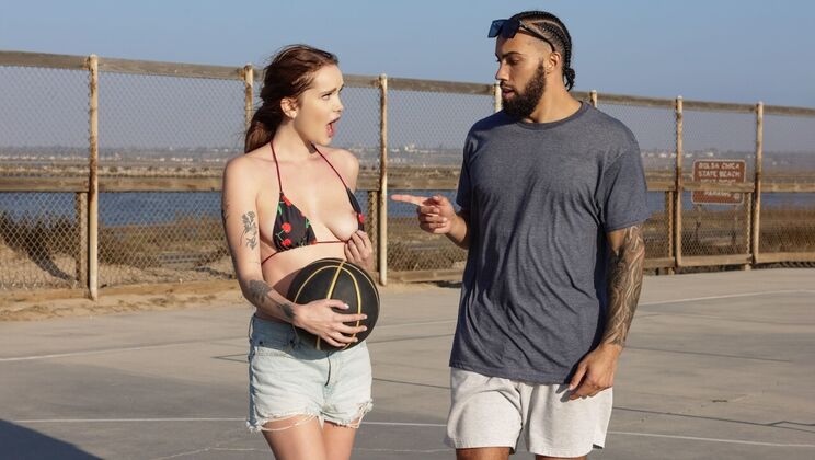 Big Natural Tits Chloe Foxxe Enjoys Cumshot on Pussy from James Angel