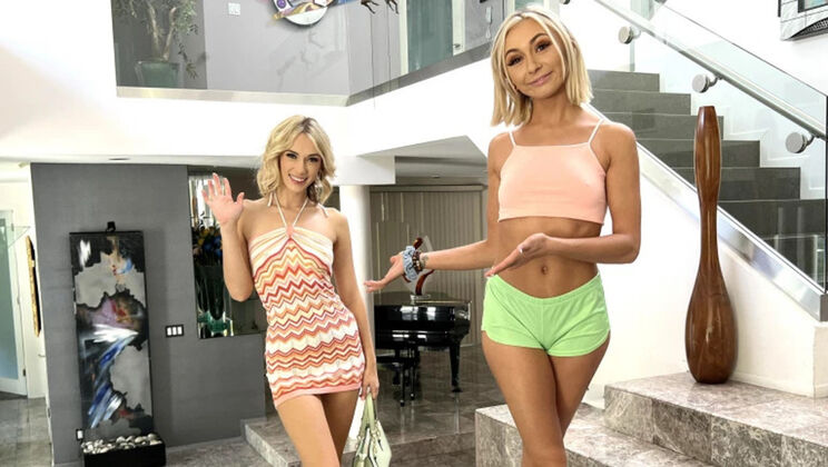 [intimatePOV] - Girlfriend Gets Naughty in 3-Way with Chloe and Sky