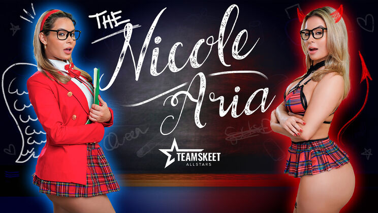 [TeamSkeetAllStars] - Ready for School? Nicole’s Hardcore Fucking Lessons Are Live - Donnie Rock - Nicole Aria