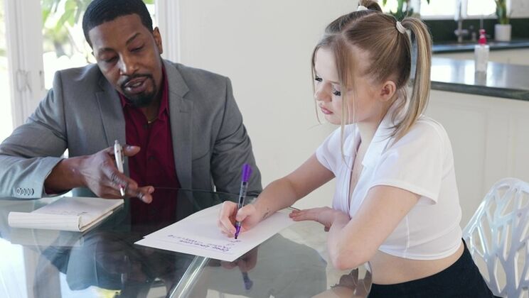 [PornWorld] - Cute Teen Coco Lovelock Seduces Tutor For BBC Sex - Isiah Maxwell - Coco Lovelock