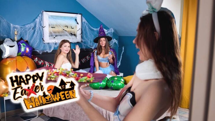 Long Hair Curvy Witches Halloween Fuck