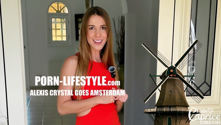 [PornLifestyle] - Alexis Crystal Natural Tits and Landing Strip in Amsterdam - Alexis Crystal