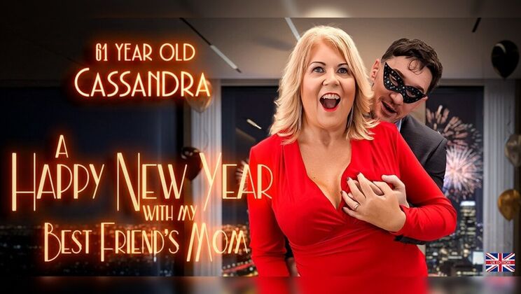 Older MILF Cassandra UK Gets a Hardcore New Year's Ride