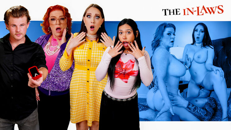 [MYLFSingles] - Nana & Mom Approve: A Double Blowjob Threesome - Nickey Huntsman - Gunnar Bishop - Heather Bonanza