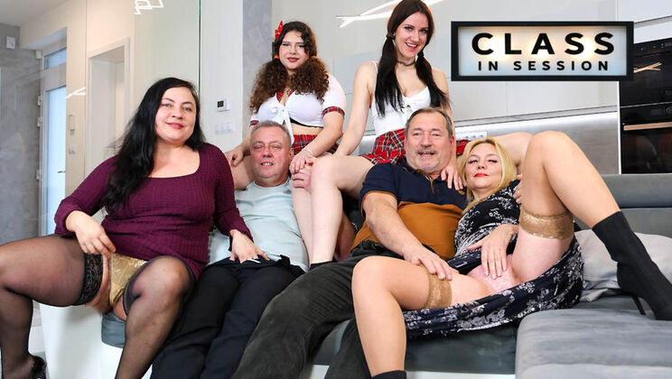 Old vs Young Group Sex - Teachers Take Student Loads