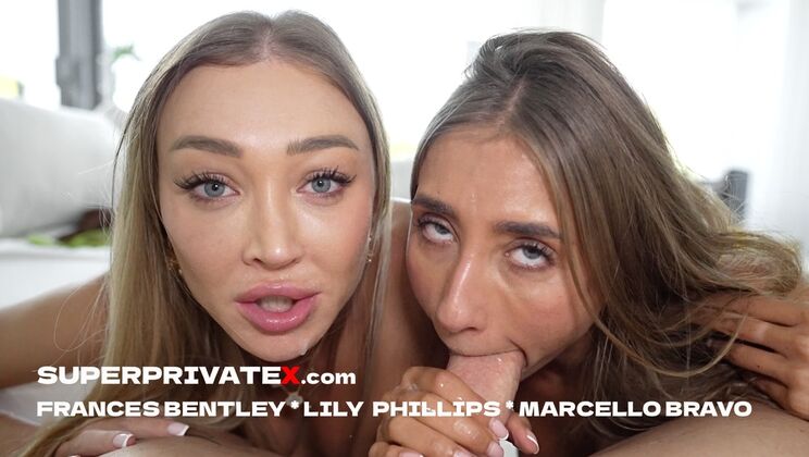 Frances Bentley Lily Phillips Marcello Bravo SuperPrivateX Big Tits Blowjob